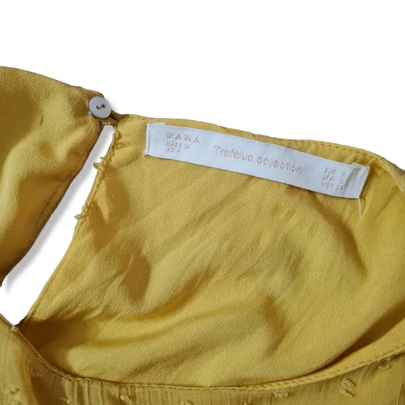 Size- S, ZARA Embroidered mesh jumpsuit dress. - Picture 6 of 10